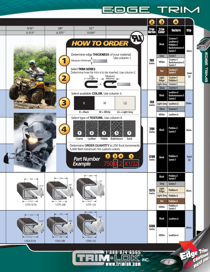 Build a Flexible Plastic Edge Trim TrimLok